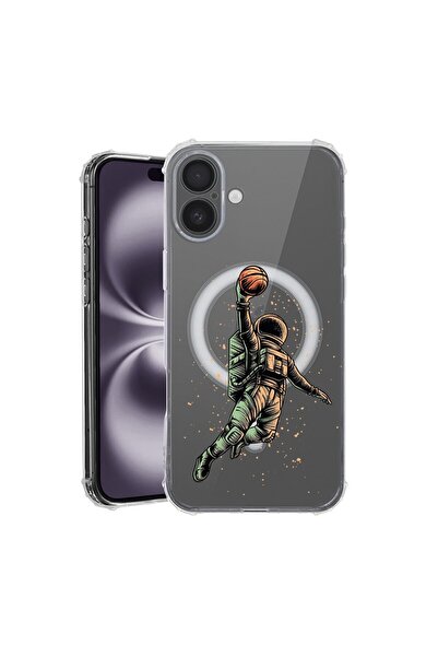 bestcase Θήκη για Apple iPhone 16 Plus, MagSafe Αντικραδασμική, Αστροναύτης Μ...