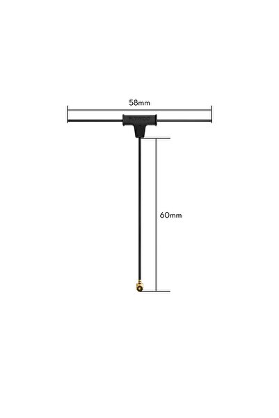 Choice1 60mm Flywoo ELRS 2.4G Minimortal Antenna UFL - 2.3dBi High Gain Anti-...