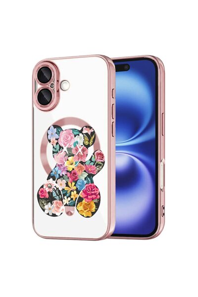 bestcase Husa Luxury MagSafe, Compatibilă cu Apple iPhone 16 Plus, Design Urs...