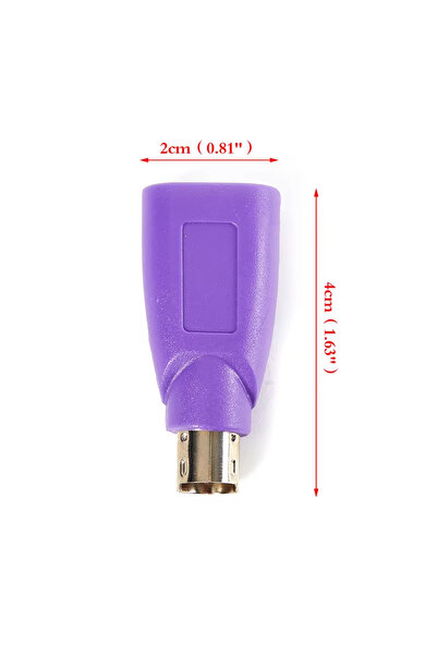 Choice1 محول لوحة مفاتيح وماوس عالي الجودة باللون الأرجواني والأخضر من PURPLE...