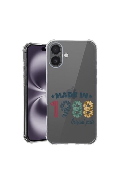 bestcase Husă pentru Apple iPhone 16, Antișoc 1.5MM, Piese Originale - Fabric...