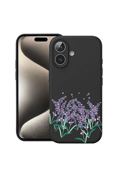 bestcase Husă pentru Apple iPhone 17 cu Design Lavender, Silicon Premium, Mic...