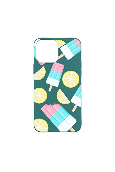 bestcase Θήκη σιλικόνης συμβατή με Apple iPhone 13 Pro Max, Σχέδιο Παγωτό, αν...