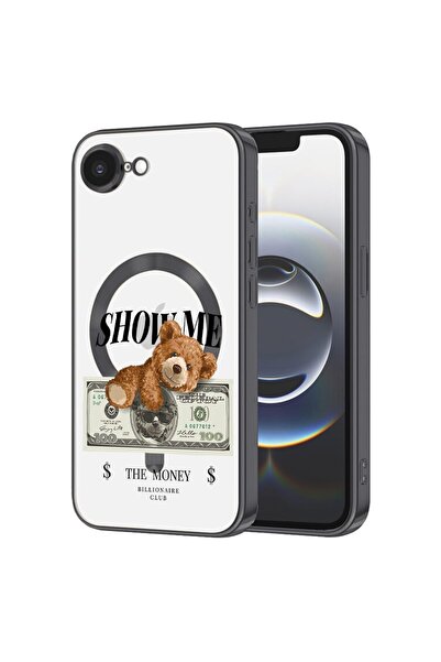 bestcase Πολυτελής Θήκη MagSafe, Συμβατή με Apple iPhone 16e, Αρκουδάκι  "Δεί...