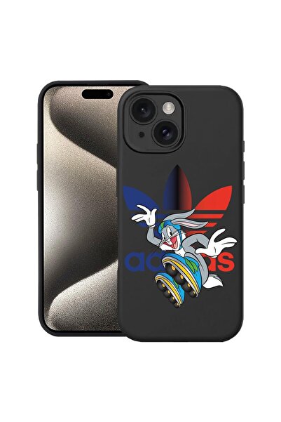 bestcase Θήκη Σιλικόνης Premium για Apple iPhone 15, Τρελός Μπάντζος Μπάνι, 1...