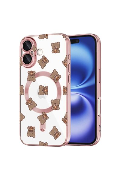 bestcase Husa Luxury MagSafe, Compatibilă cu Apple iPhone 16 Plus, Model cu u...