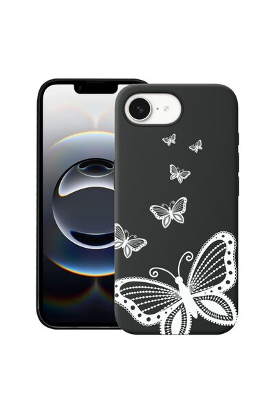 bestcase Θήκη για Apple iPhone 16e, Premium Λεπτή Σιλικόνη 1.2MM, Πεταλούδα, ...