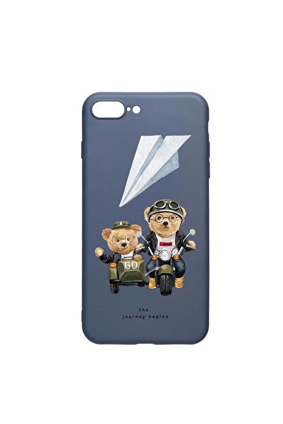 bestcase Θήκη σιλικόνης, Συμβατή με Apple iPhone 8 Plus / 7 Plus, Σχέδιο Αρκο...