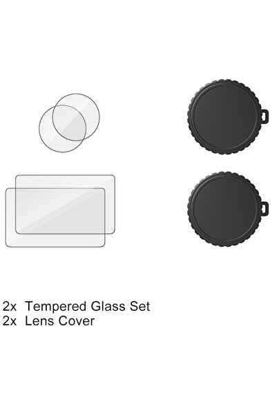 Choice5 Set 7 For DJI Osmo Nano Screen Protector Tempered Glass Film Lens Cov...