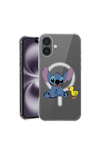 bestcase Husa pentru Apple iPhone 16, MagSafe Anti Shock, Lilo, Protectie cam...