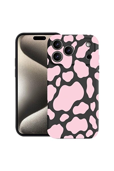 bestcase Husă pentru Apple iPhone 17 Pro cu Design Pink Cow, Silicon Premium,...