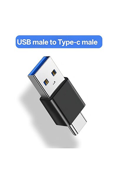 Choice black1Pcs USB C3.0 A adapter USB 3.0 Type-c male to male and female to...