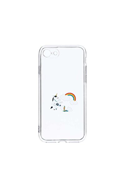 bestcase Διαφανής Θήκη Σιλικόνης 2MM, Συμβατή με Apple iPhone SE 2, Μονόκερος...
