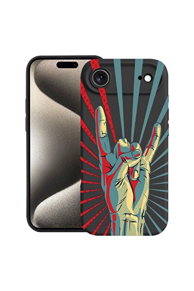 bestcase Husă pentru Apple iPhone 17 Air cu Design Rock Festival, Silicon Pre...