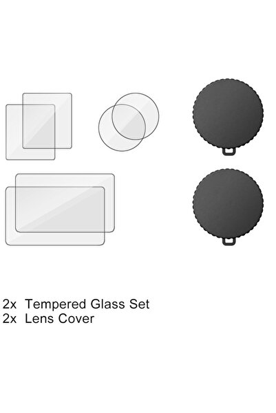Choice5 Set 7 For DJI Osmo Action 5 Pro HD Tempered Glass 9H Screen Protector...