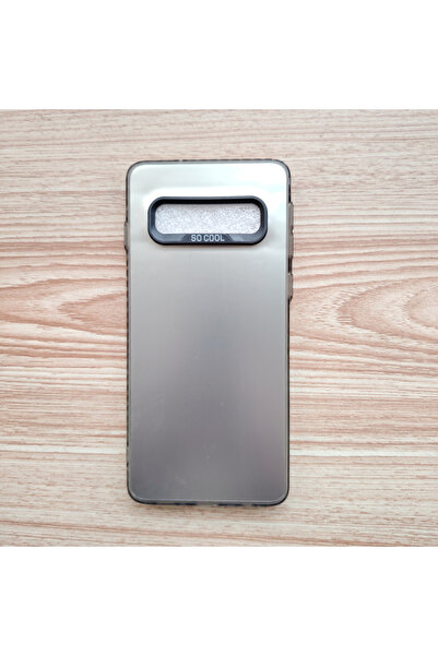 Choice غطاء هاتف جالاكسي S10+ أسود بتقنية IMD لهاتف S10 وS10+، غلاف معدني لها...