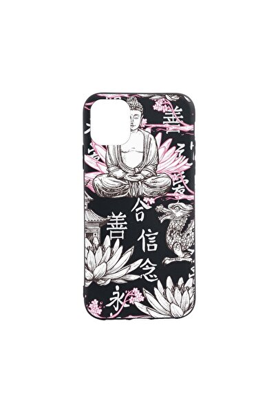 bestcase Husa Silicon Compatibila cu Apple iPhone 13 Mini, Buddha, rezistenta...
