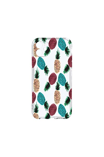 bestcase Διαφανής Θήκη Σιλικόνης 2MM, Συμβατή με Apple iPhone 12 Mini, Ανανάς...