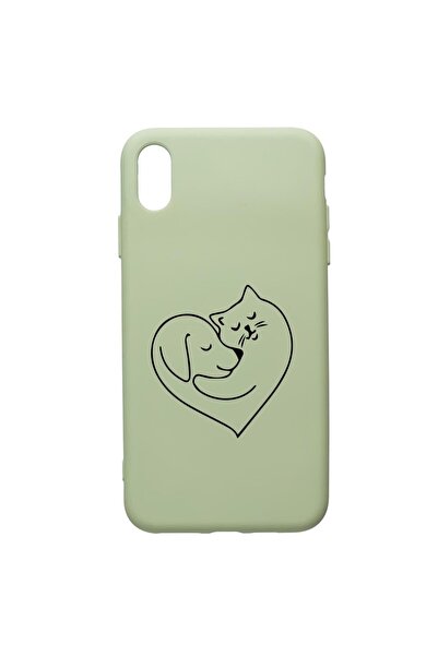 bestcase Θήκη Σιλικόνης Premium Συμβατή με Apple iPhone XS Max, Σχέδιο Αγάπη ...