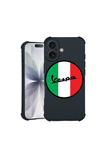 bestcase Husa TPU Pro Shock Compatibila cu Apple iPhone 17, cu Design Vespa, ...