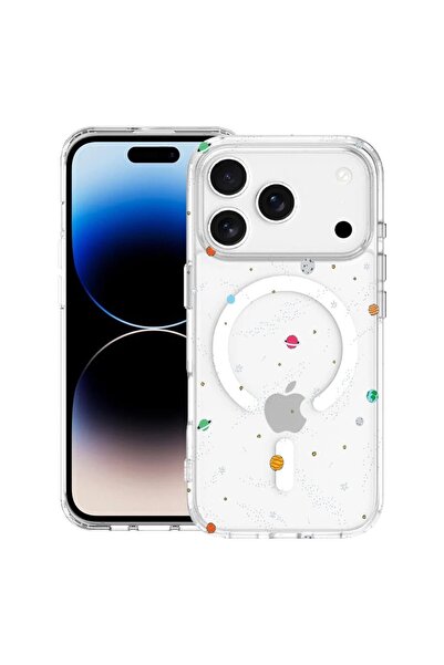 bestcase Husa pentru Apple iPhone 17 Pro cu Design Universe, Planets, Mag Ant...