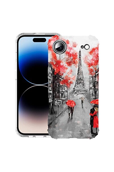 bestcase Husă pentru Apple iPhone 17 Air cu Design Antișoc 1.5MM, Turnul Eiff...
