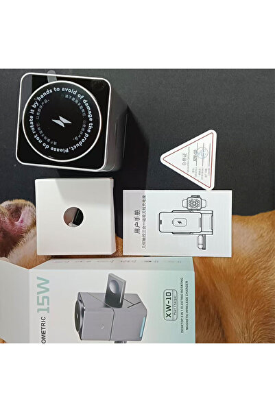 Choice Silver - iPhone Rotating Qi2 3in1 15w Magnetic Wireless Charger Stand ...