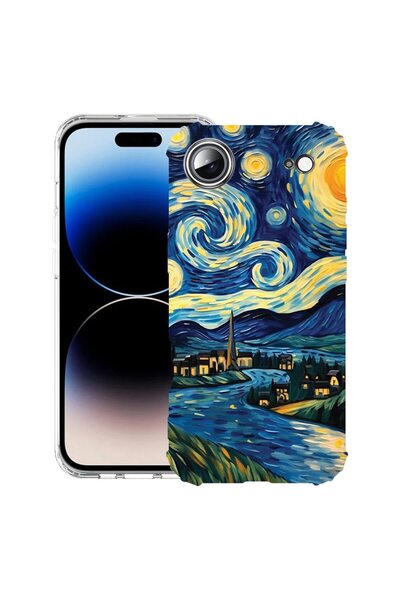 bestcase Θήκη για Apple iPhone 17 Air με Σχέδιο Starry Night, Αντικραδασμική,...
