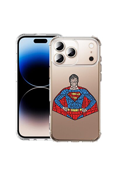 bestcase Husă pentru Apple iPhone 17 Pro cu design Calligraphy Superman, Anti...