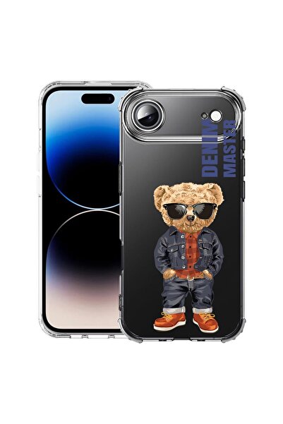 bestcase Husă pentru Apple iPhone 17 Air cu Design Denim Master - Ursuleț de ...