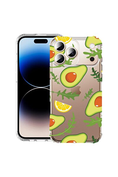 bestcase Θήκη για Apple iPhone 17 Pro με σχέδιο αβοκάντο, Αντικραδασμική, Ενι...