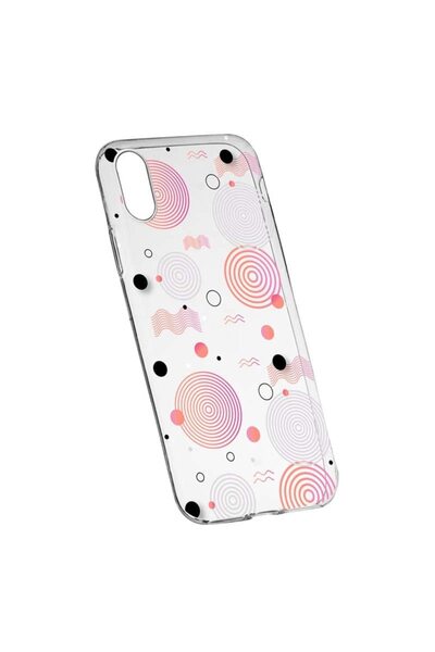 bestcase Husa pentru Apple iPhone XS Max, Circles, 110, Silicon