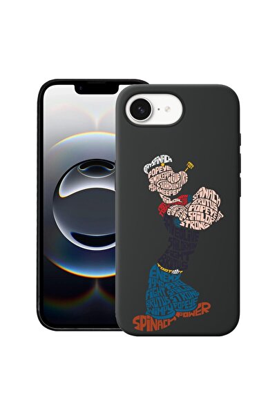 bestcase Husă pentru Apple iPhone 16e, Silicon Premium Subțire 1.2MM, Calligr...