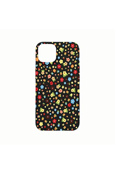 bestcase Θήκη Σιλικόνης, Συμβατή με Apple iPhone 14, Χαρούμενα Μικρά Λουλούδι...