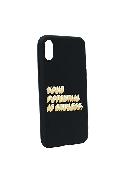 bestcase Προστατευτική θήκη με ατελείωτο μήνυμα, για Apple iPhone XS Max, ανθ...