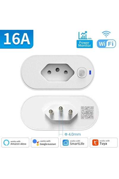 choice2 قابس برازيلي 16 أمبير مع واي فاي، قابس ذكي 16/20 أمبير مع واي فاي أو ...