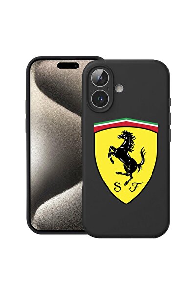 bestcase Husă pentru Apple iPhone 17 cu design Ferrari, Silicon premium, Micr...