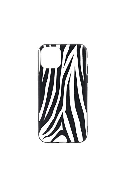 bestcase Husa Silicon Compatibila Cu Apple iPhone 11 Pro, Zebra, rezistenta l...