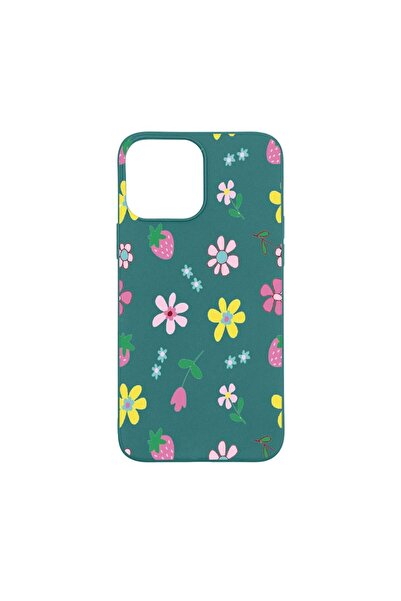 bestcase Silicone Case Compatible with Apple iPhone 13 Pro Max, Flowers, wear...