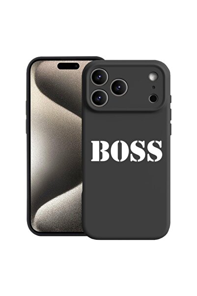 bestcase Husă pentru Apple iPhone 17 Pro cu Design Boss, Silicon Premium, Mic...
