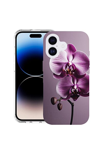 bestcase Husa pentru Apple iPhone 17 cu Design Pink Orchid, Mag Anti Shock TP...