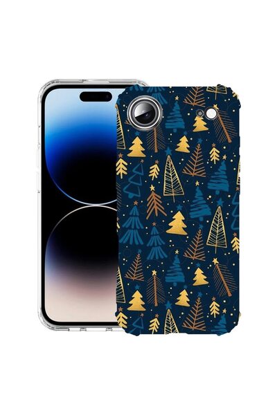 bestcase Husă pentru Apple iPhone 17 Air cu Design cu Model de Crăciun, Antiș...
