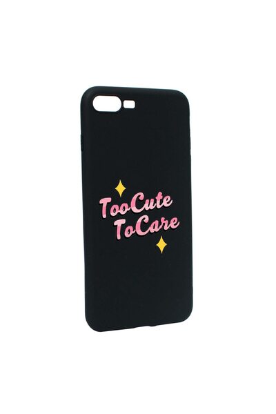 bestcase Husa de protectie cu mesaj Too Cute, pentru Apple iPhone 7 Plus / 8 ...