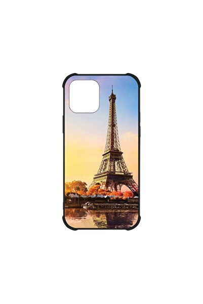 bestcase Husa MaxSafe Glassy, Compatibila Cu Apple iPhone 12, Paris Eiffel To...