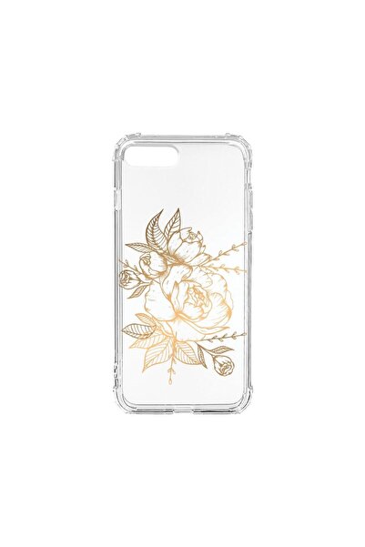 bestcase Husa Anti Shock 1.5MM, Compatibila Cu Apple iPhone 8 Plus, Golden Ro...