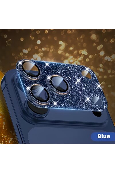 Choice3 iPhone17 Pro Max Deep Blue For iPhone 17 Pro Max / 17 Pro Glitter Cam...