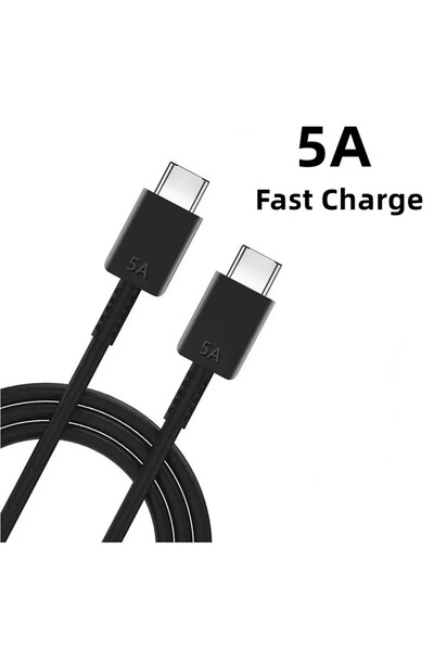 Choice1 كابل USB-C سريع الشحن بطول 1م و1.5م و2م، 5 أمبير، 45 واط، لهواتف S21 ...
