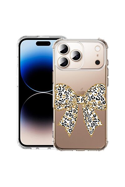 bestcase Θήκη για Apple iPhone 17 Pro Max με Σχέδιο Λεοπάρ Φιόγκο, Αντικραδασ...