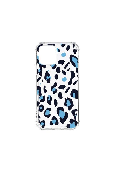 bestcase Αντικραδασμική Θήκη 1.5MM, Συμβατή με Apple iPhone 12, Μπλε Σχέδιο Λ...