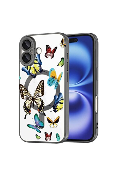 bestcase Πολυτελής Θήκη MagSafe, Συμβατή με Apple iPhone 16, Σχέδιο με  "Κινο...